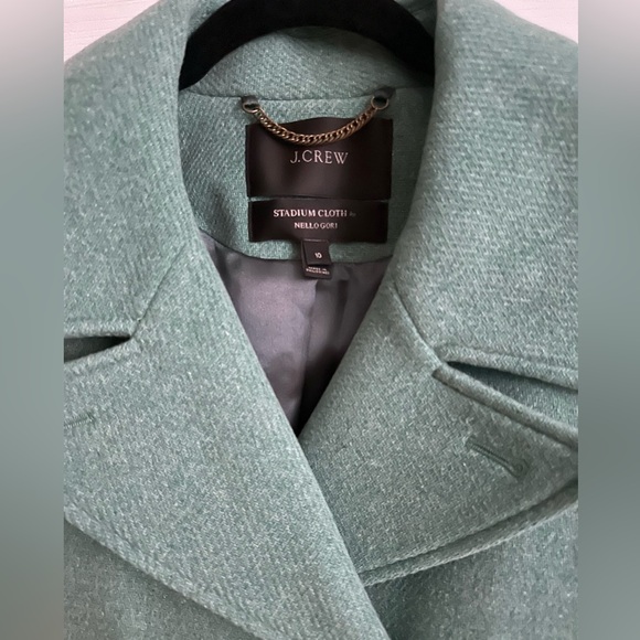 J Crew Stadium Cloth Wool Coat - Picture 2 of 8